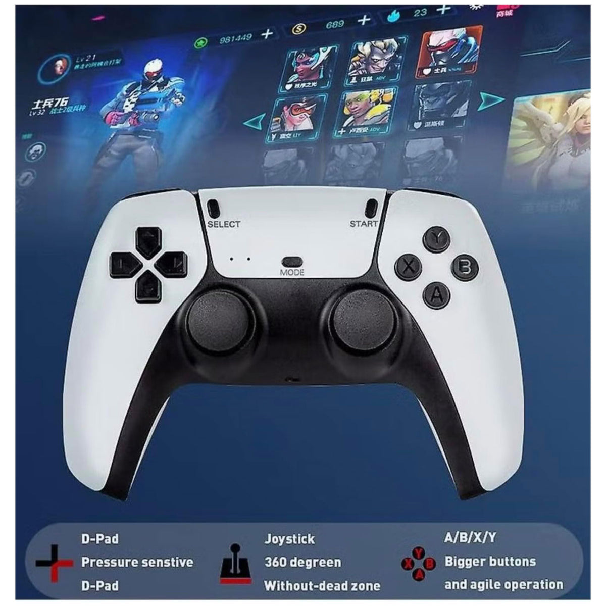 M8 Pro 64GB 4K Retro Game Stick with 20,000+ Games