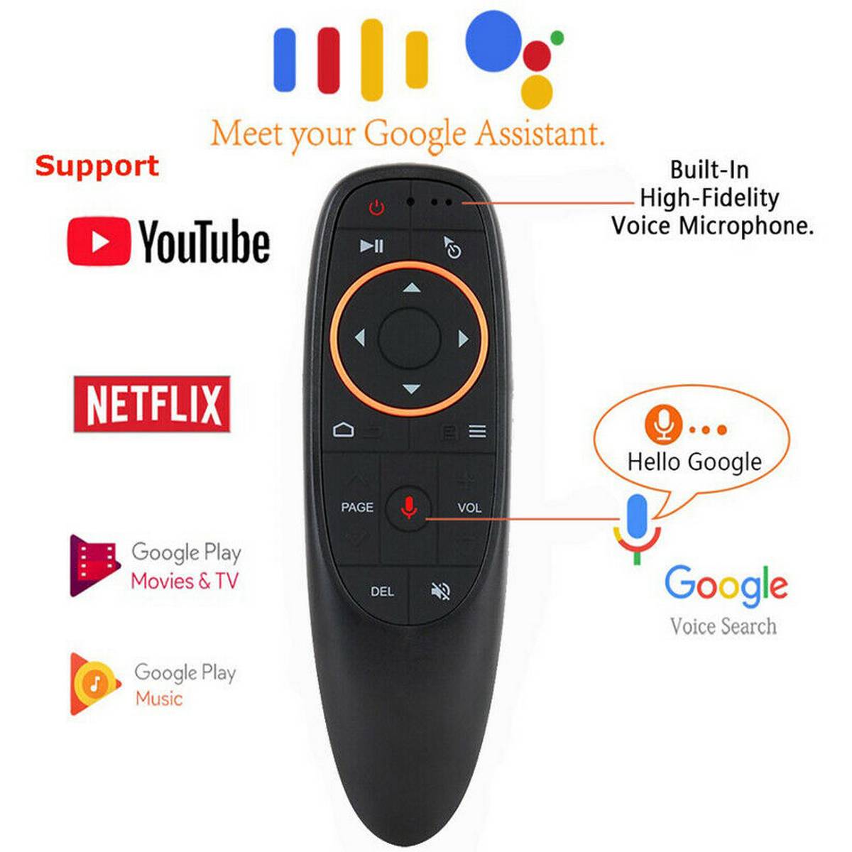 Air Mouse G10S With Voice Control – Wireless Smart Remote