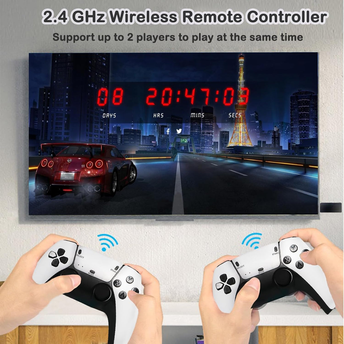 M15 4K Video Game Stick with 20,000+ Retro Games – Classic Gaming Console for TV