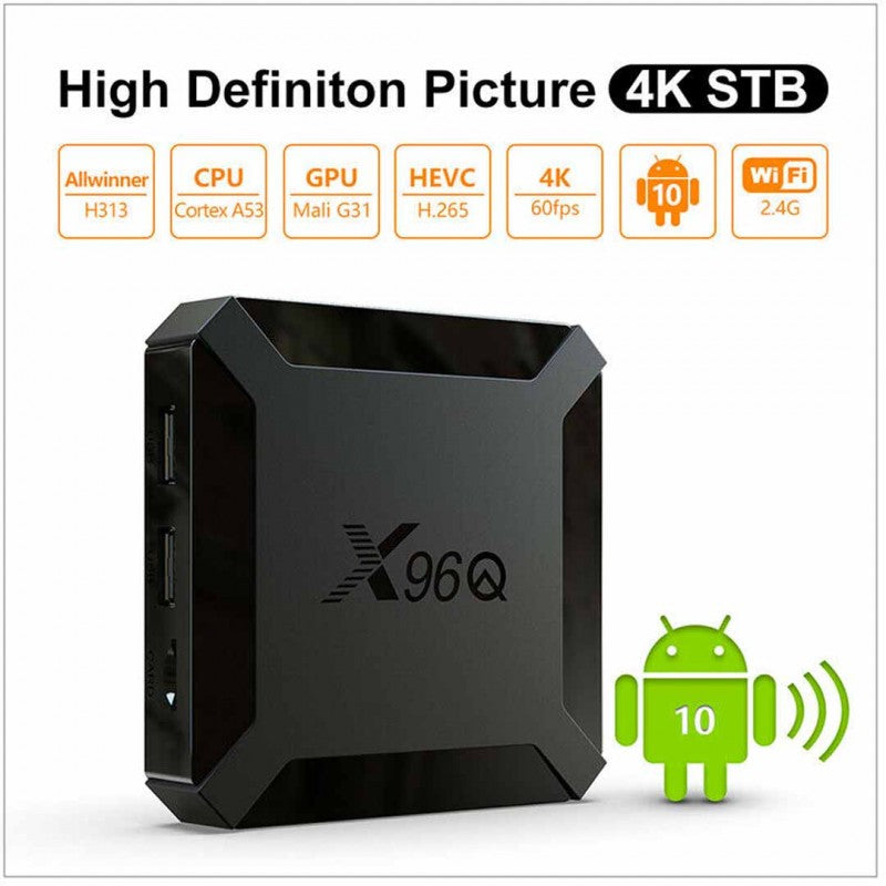 X96Q Mini 4K Android TV Box 2GB RAM 16GB ROM