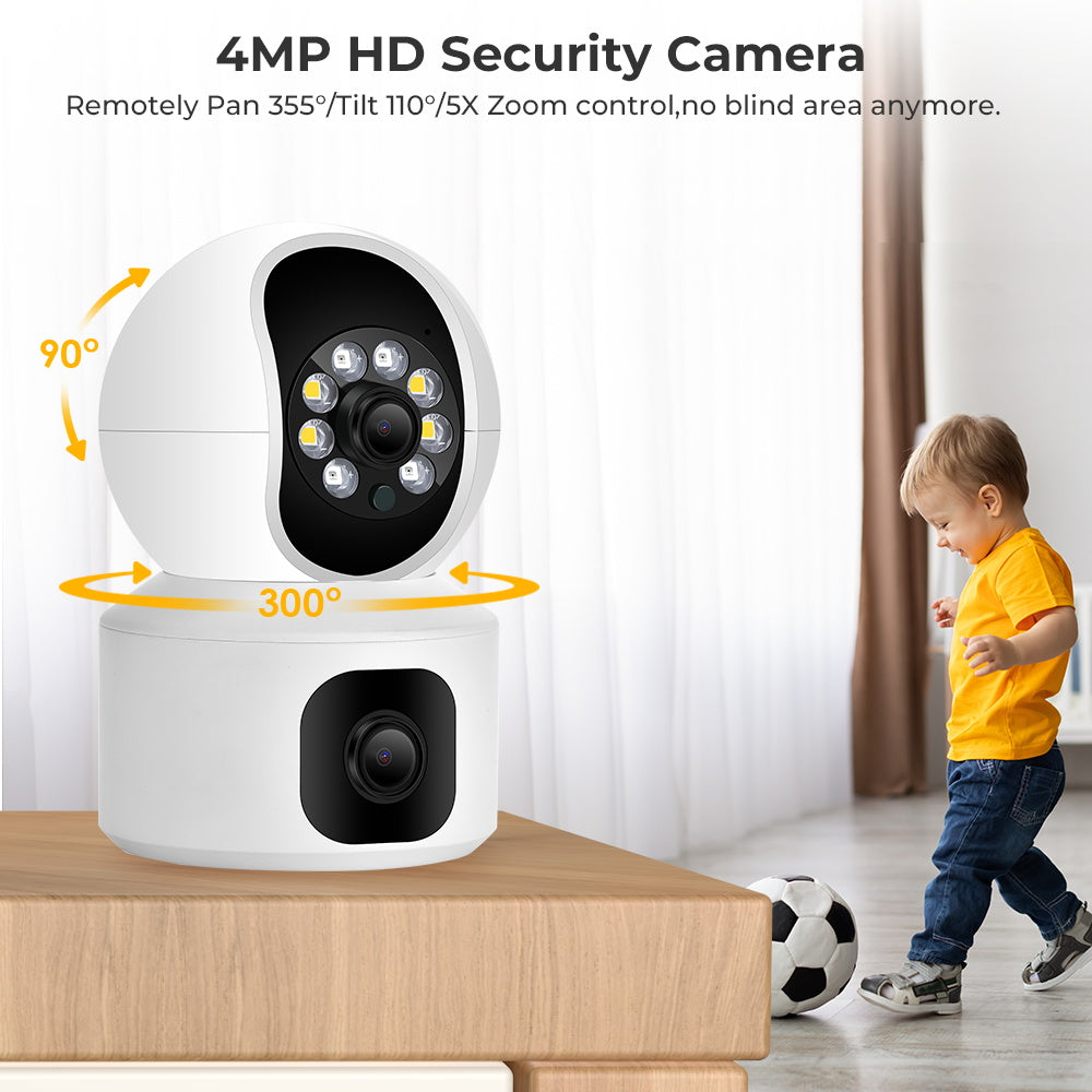 N9-2 HD Smart 4MP Dual Lens WiFi Camera