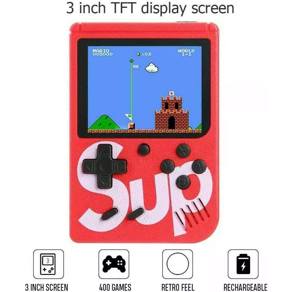 SUP Game Box 400-in-1 Retro Handheld Video Game Console