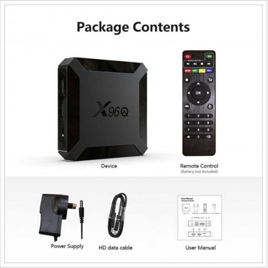 X96Q Mini 4K Android TV Box 2GB RAM 16GB ROM