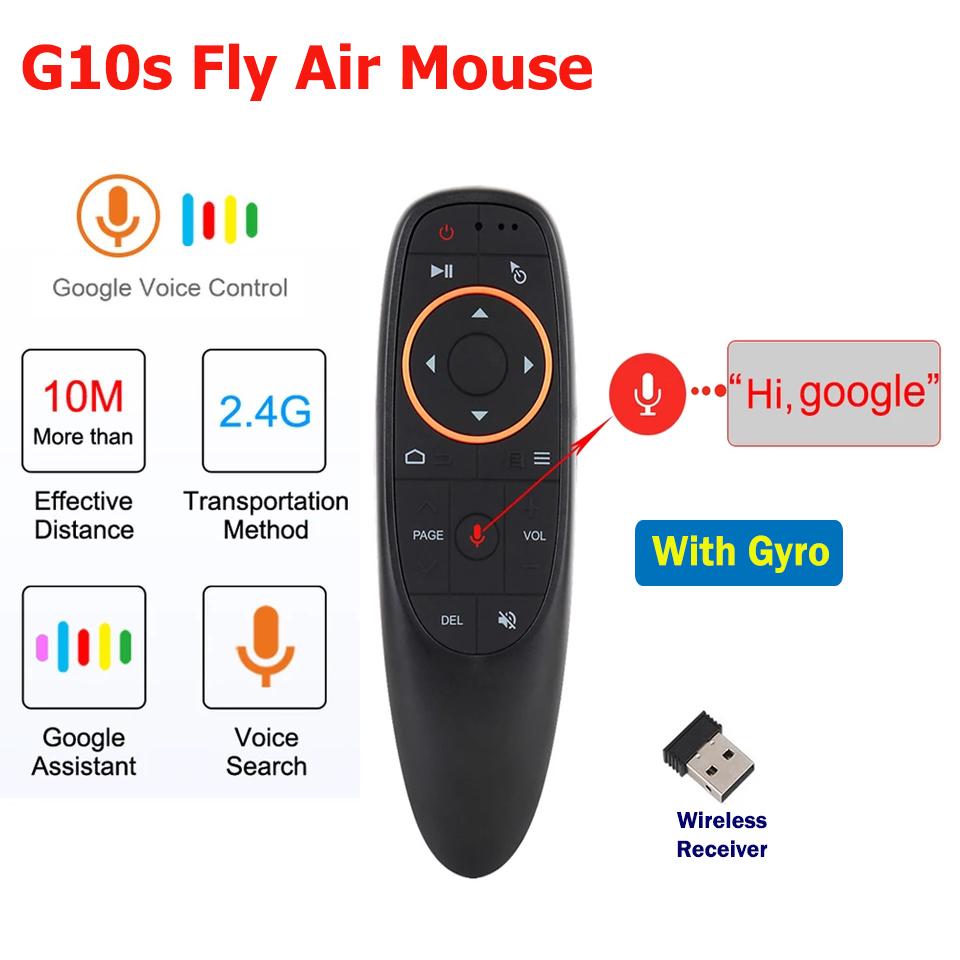 Air Mouse G10S With Voice Control – Wireless Smart Remote