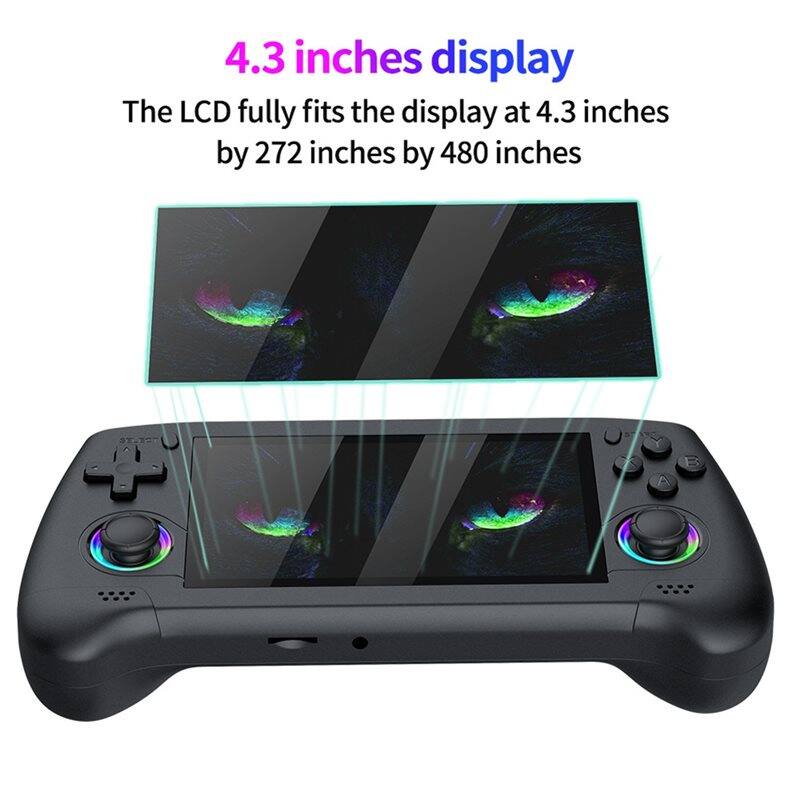 M30 Handheld Video Game Console 4.3 Inch RGB Display – Portable Retro Gaming Console with Linux & 30 Emulator Support