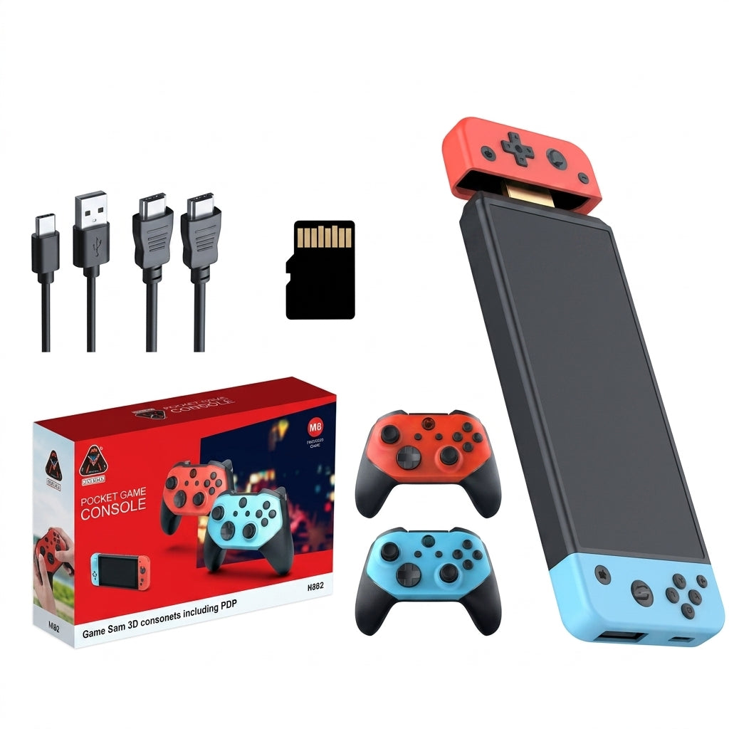 M66 Retro Video Game Console 64GB – Built-In 20,000+ Games Wireless Gaming Stick
