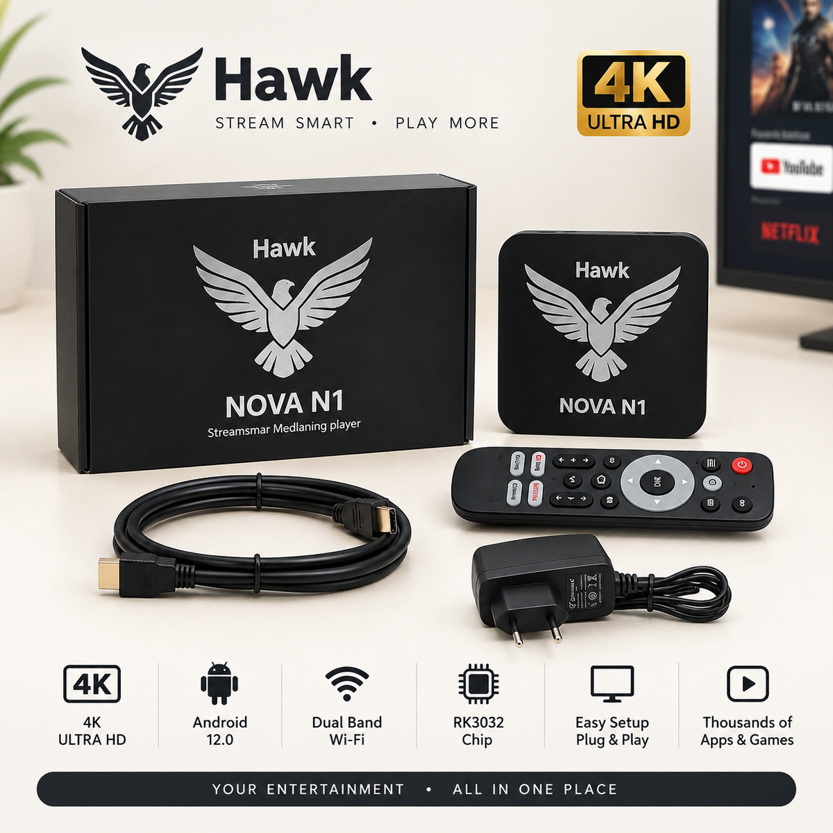Hawk Nova N1 android box