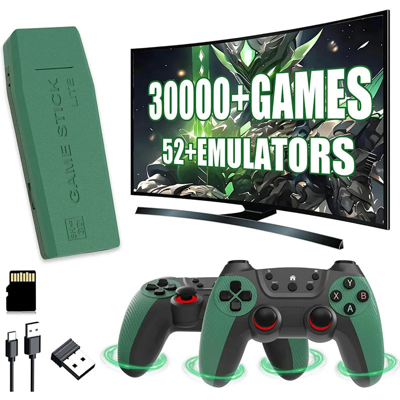 M22 Ultra Retro Game Console – Wireless Controller Gamepad with 52 Emulators & 30,000+ Games