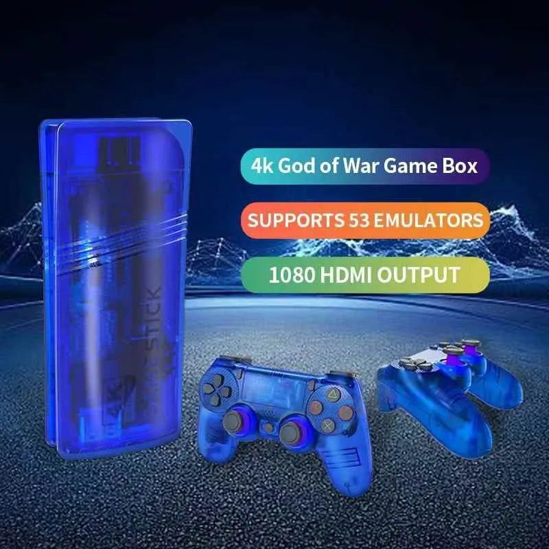 GS5 Mini Game Console TV Stick – HD Video Game System with 30,000+ Games & 53 Emulators