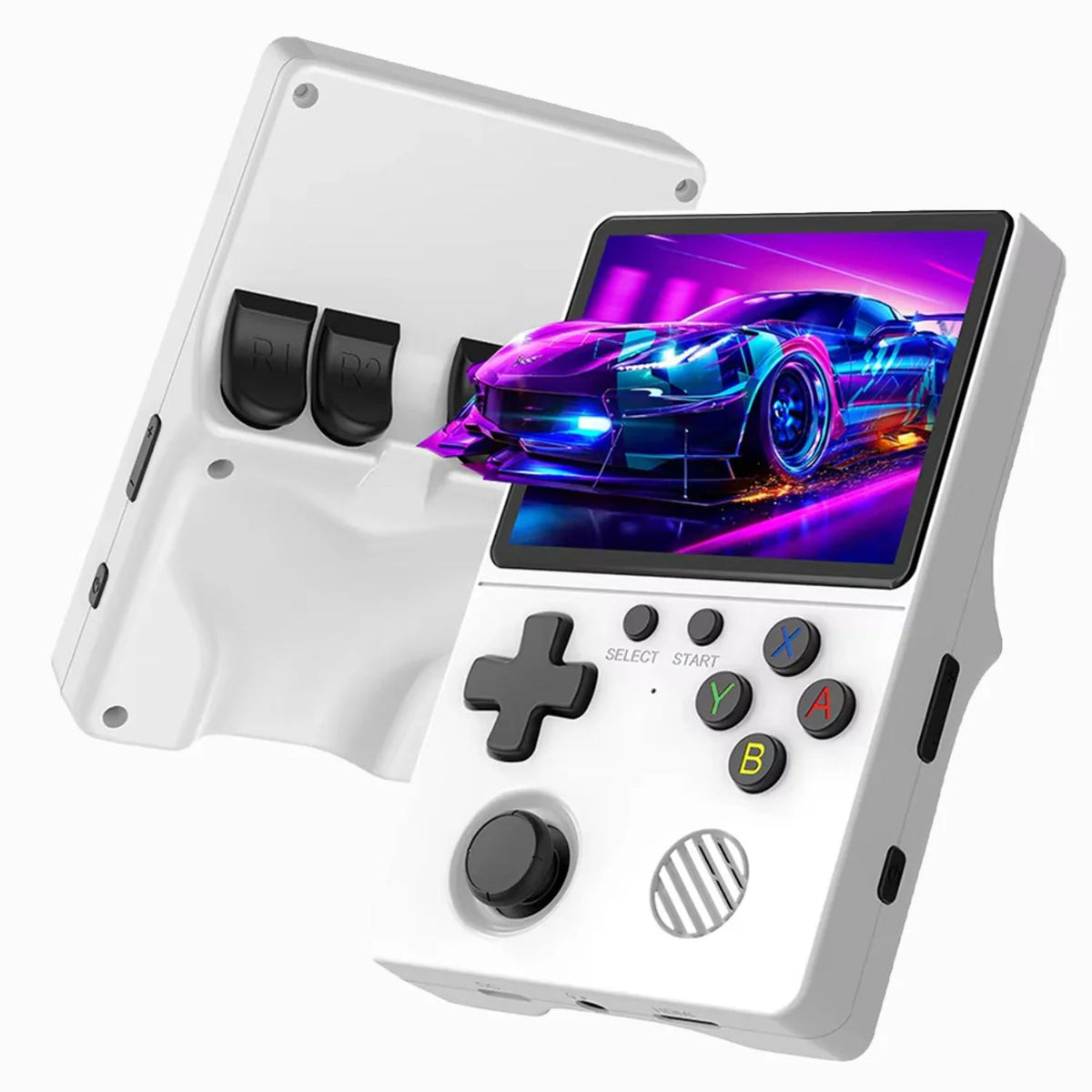 R36S Retro Handheld Video Game Console with 3.5-Inch IPS Screen – Portable Gaming Console
