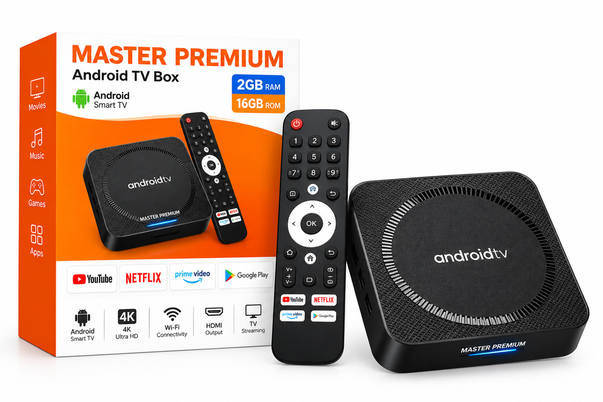 Android TV Box Master Premium 2GB RAM 16GB ROM