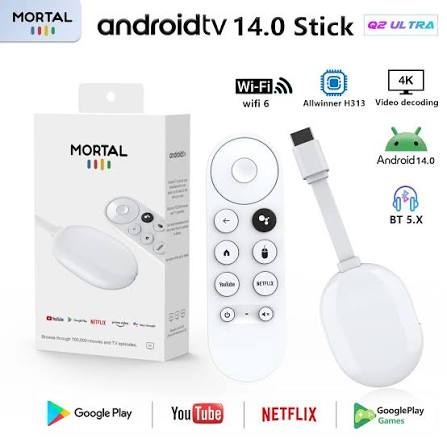 Mortal Q2 Ultra Android 2GB RAM 8GB/16GB Chromecast with Google TV Voice Remote