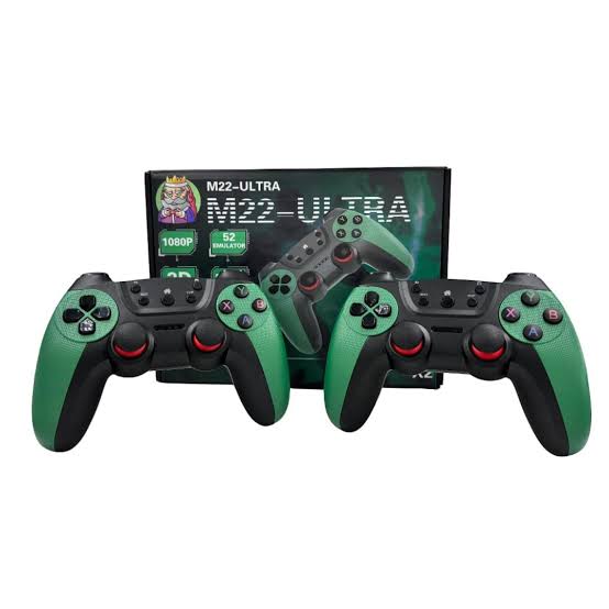 M22 Ultra Retro Game Console – Wireless Controller Gamepad with 52 Emulators & 30,000+ Games